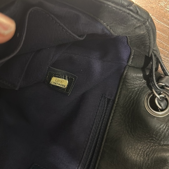 Iridescent Black Chanel Single flap Bag - Picture 5 of 9